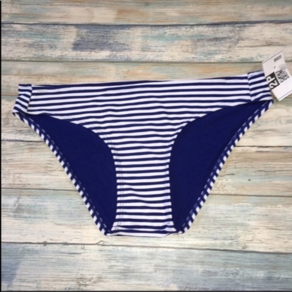 Arizona Jeans Co Striped Bikini Bottoms